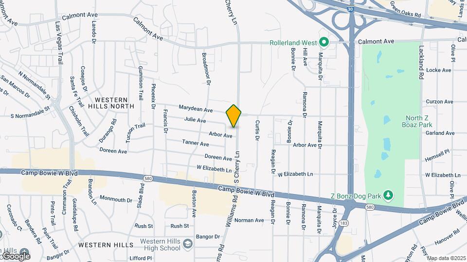 3128 S Cherry Ln Map and Location Details
