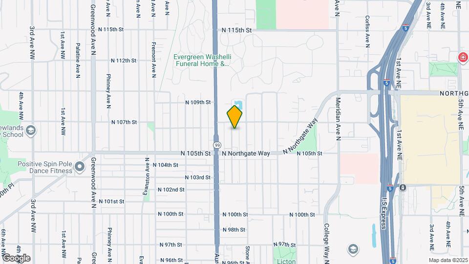 10544 Midvale Ave N Map and Location Details
