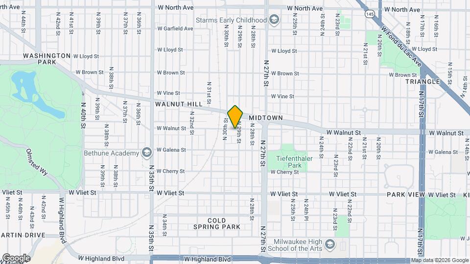1649 N 29th St Map and Location Details