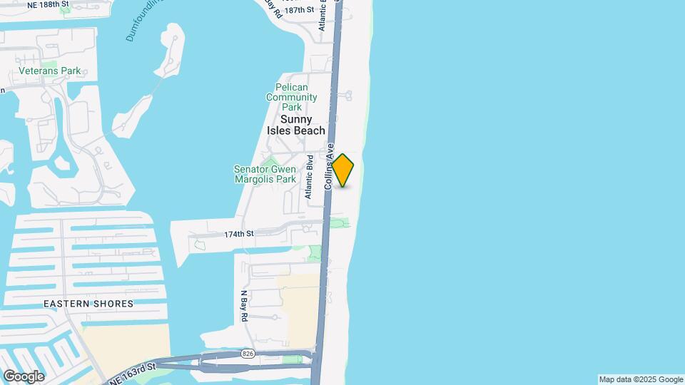 17555 Collins Ave Mapa y Detalles de la Ubicación