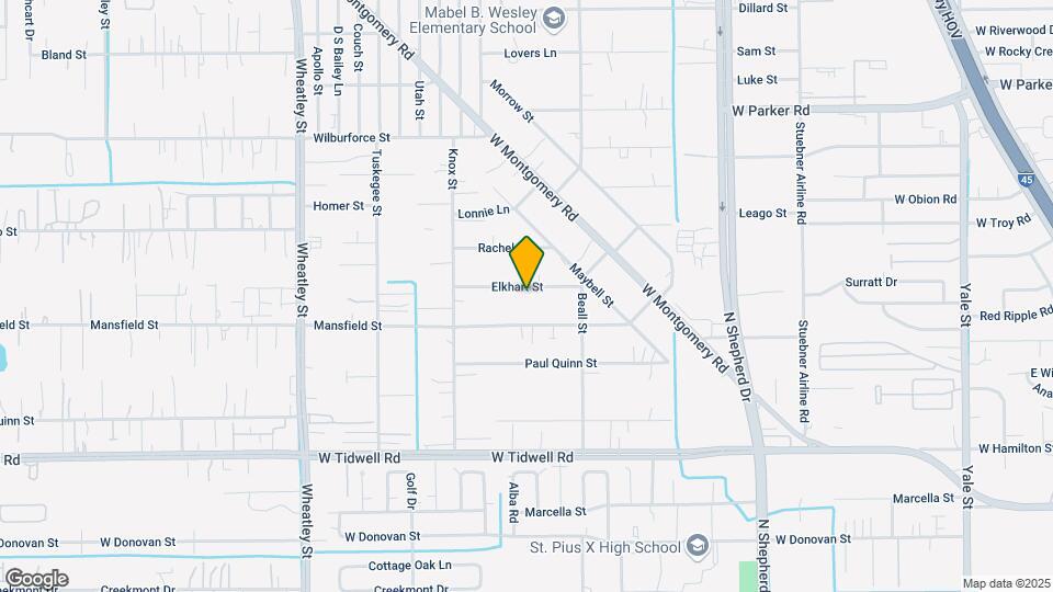 835 Elkhart St Map and Location Details