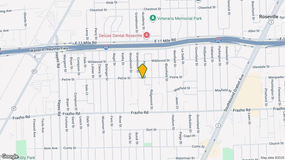 26391 Academy St Map and Location Details