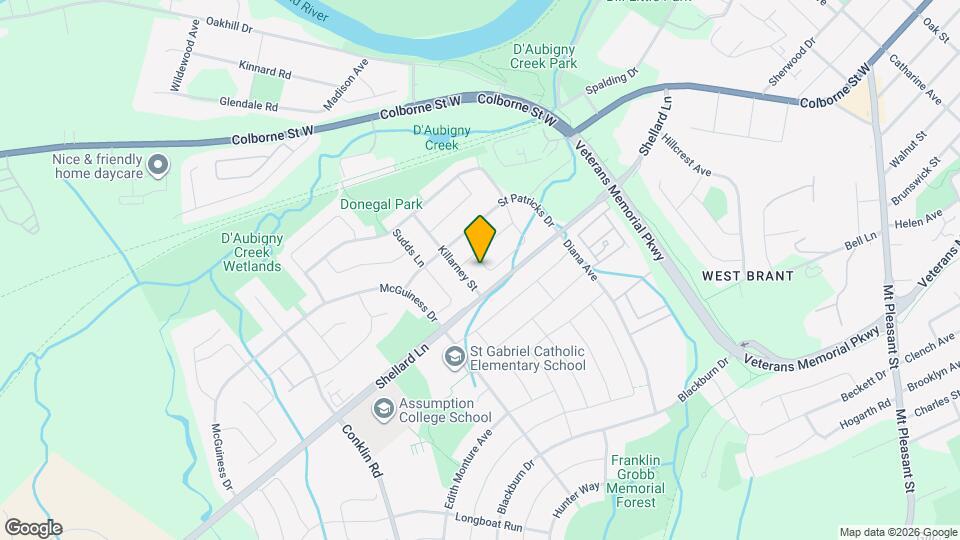 55 Cashel Crescent Map and Location Details