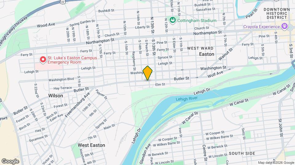 1340 Butler St Map and Location Details