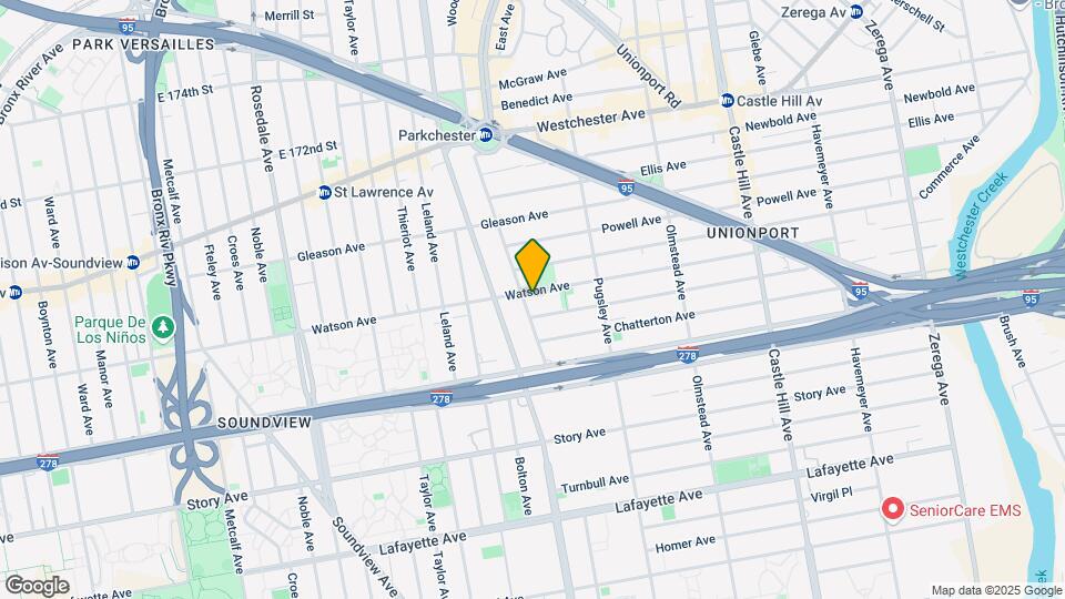 1076 Virginia Ave Map and Location Details
