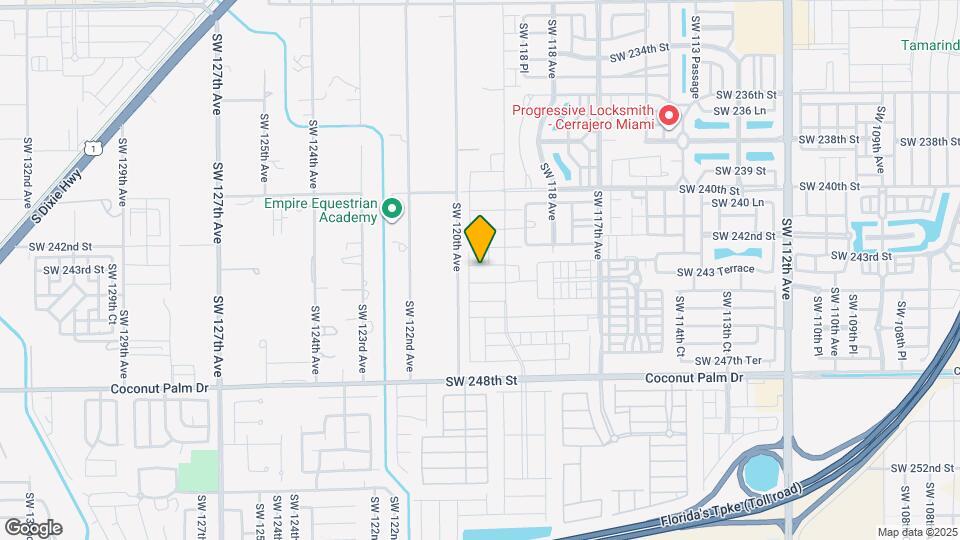 11950 SW 243rd St Map and Location Details