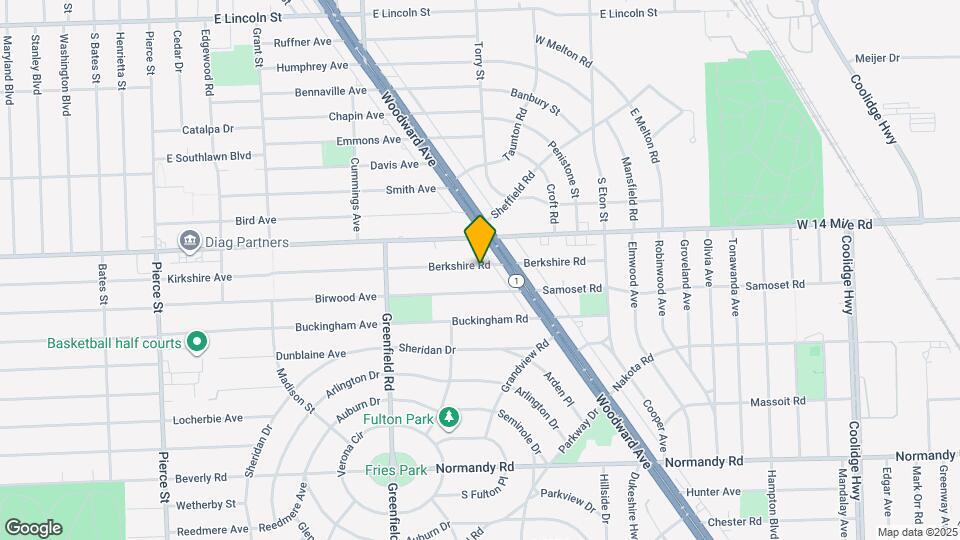 4313 Berkshire Rd Map and Location Details