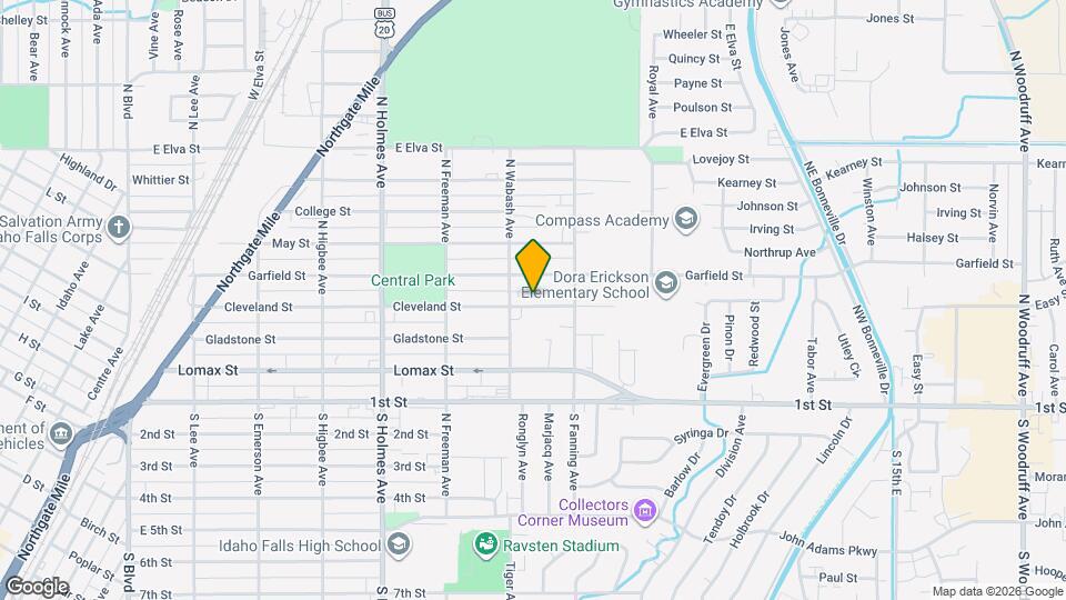 737 Cleveland St, Unit 3 Map and Location Details