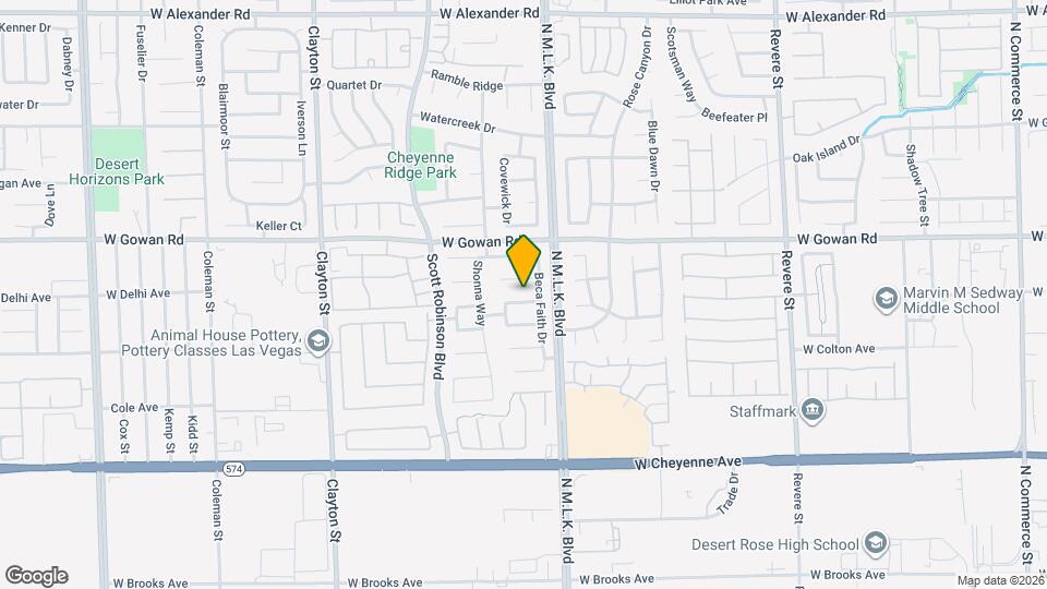 1532 Honey Vista Ln Map and Location Details