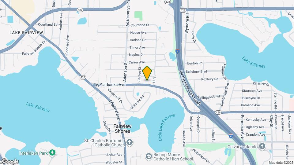 727 W Fairbanks Ave Map and Location Details