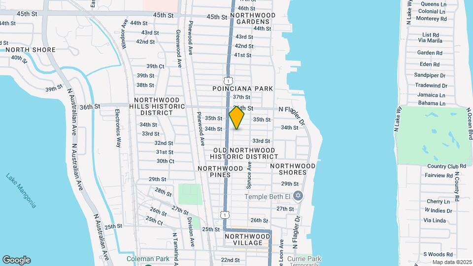 528 34th St Map and Location Details