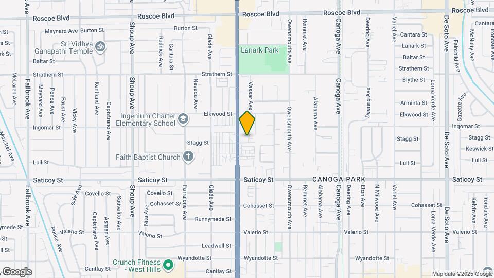 7800 Topanga Canyon Blvd Map and Location Details