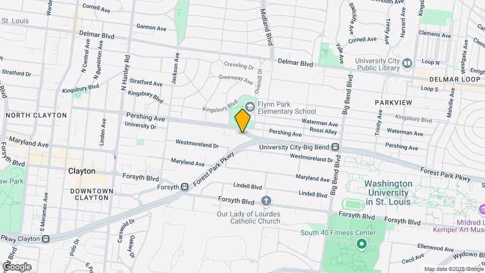 7230 Pershing Ave, Unit 2nd Floor Map and Location Details