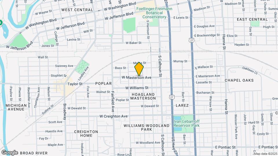 313 W Masterson Ave Map and Location Details