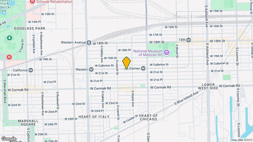 2122 W 21st St Map and Location Details
