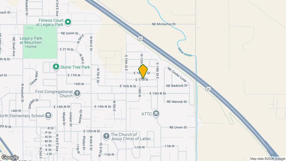 1215 E 17th N Map and Location Details