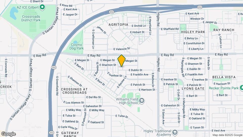 2914 E Dublin St Map and Location Details