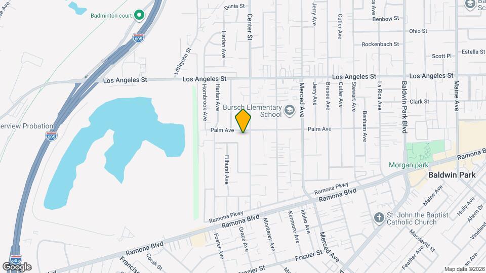 13530 Palm Ave Map and Location Details