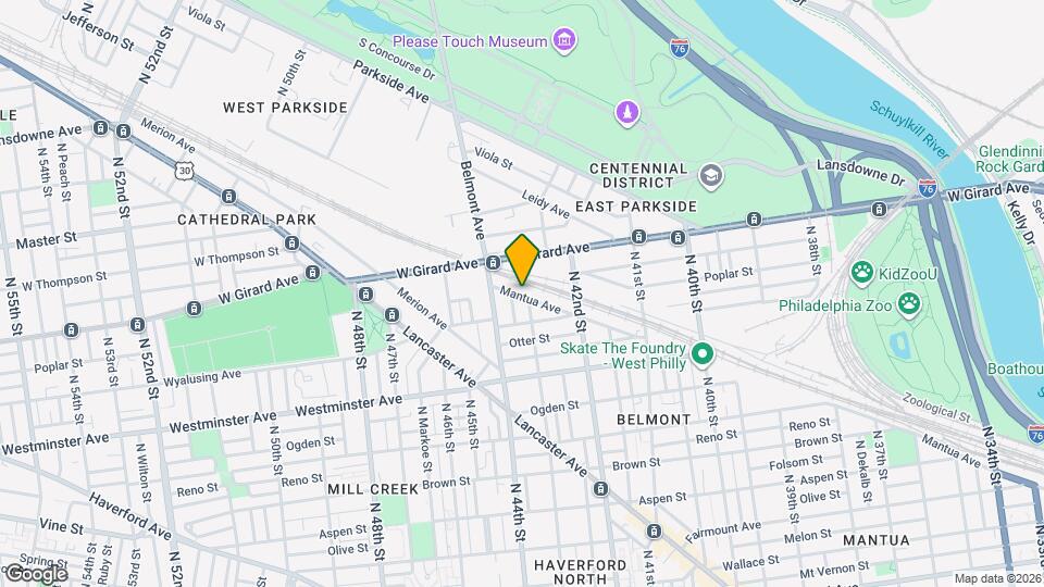 4277 Mantua Ave Map and Location Details