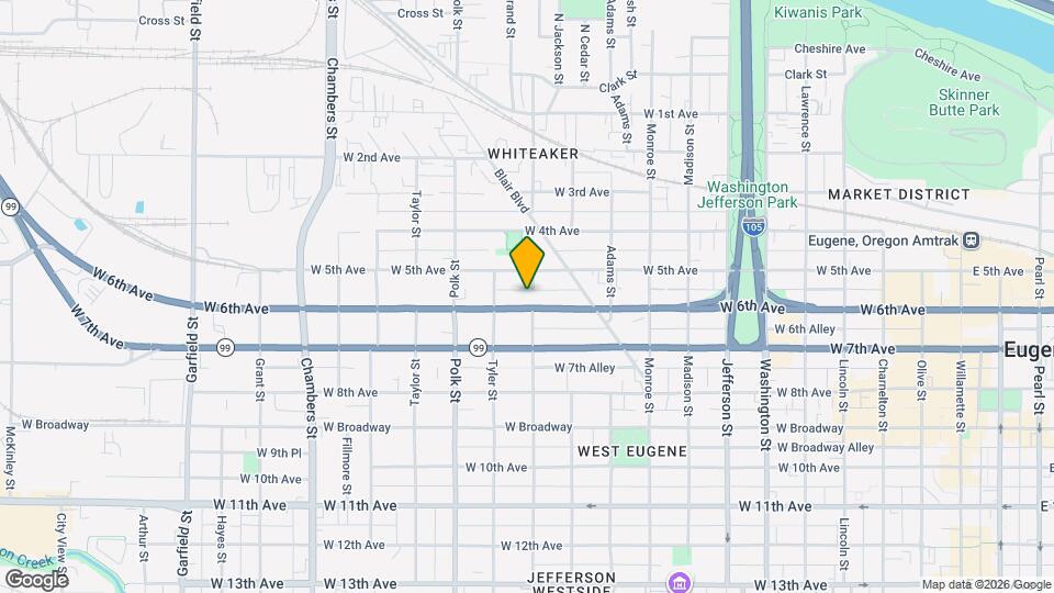 1101 W 6th Ave Map and Location Details