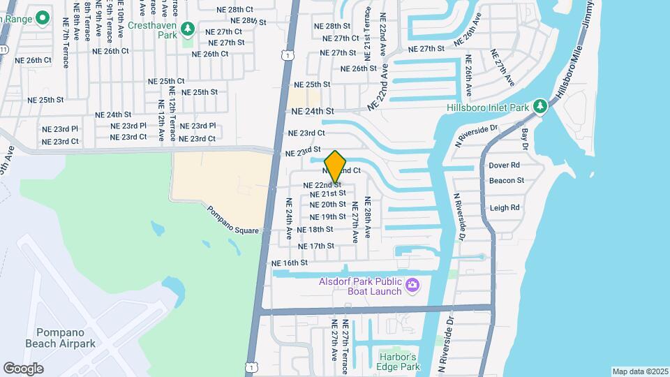 2650 NE 22nd St Map and Location Details