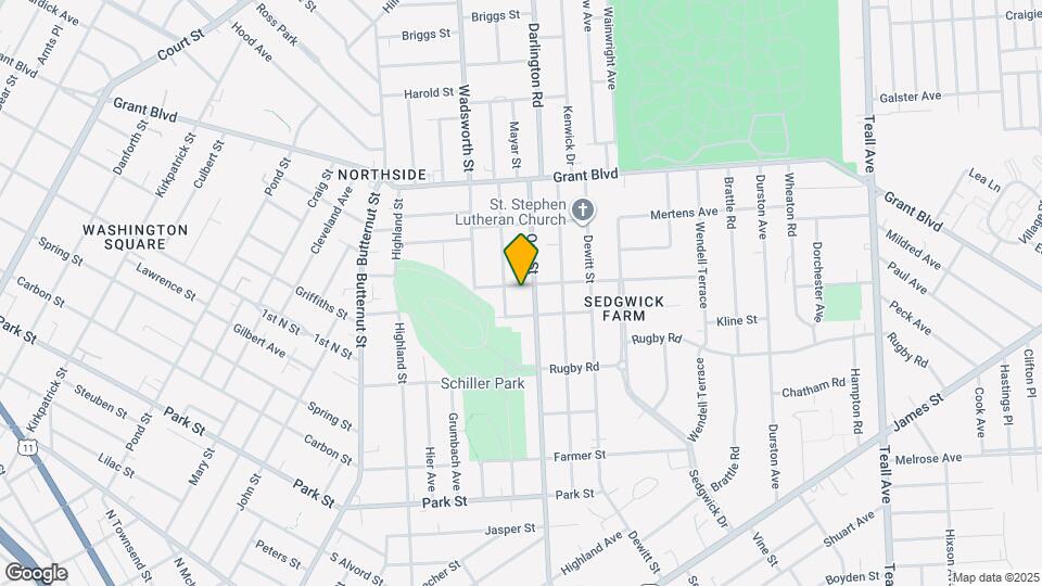 214 Scoville Ave Map and Location Details