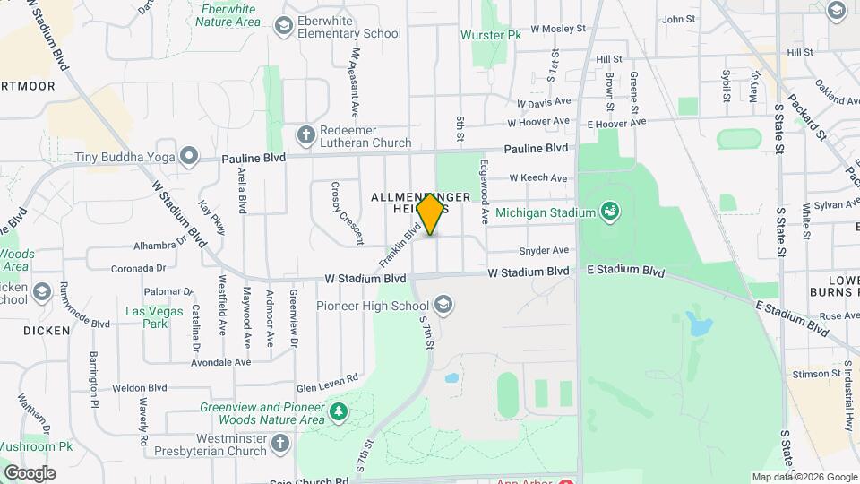 1300 Hutchins Ave, Unit Apartment 1 Map and Location Details