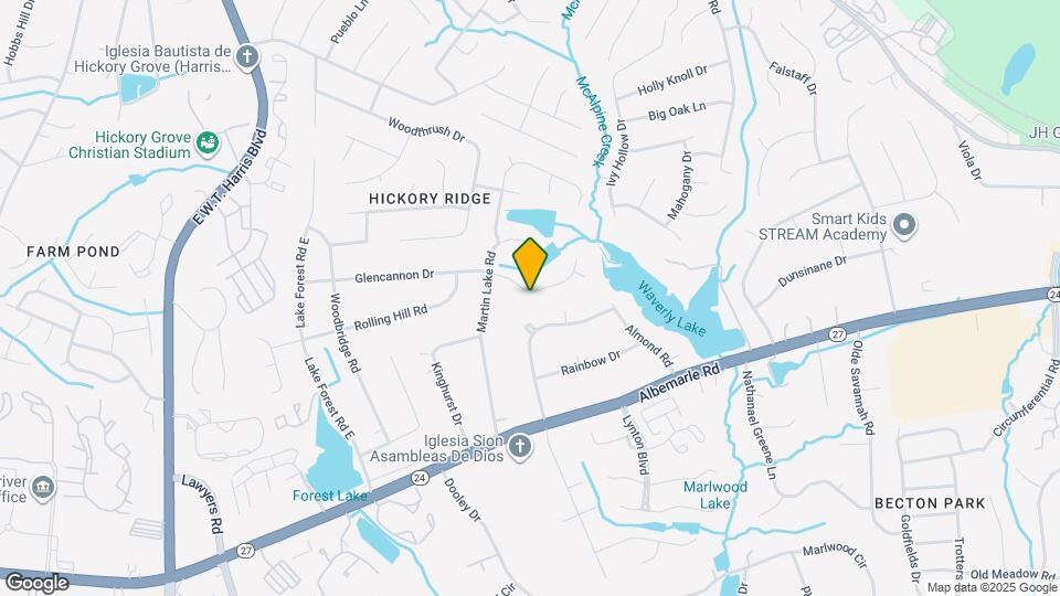 7904 Glencannon Dr Map and Location Details