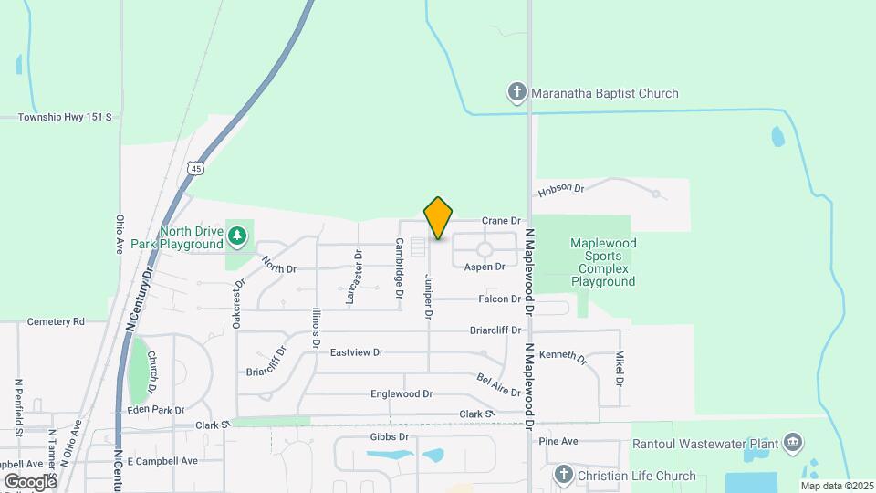 1328 Juniper Dr Mapa y Detalles de la Ubicación