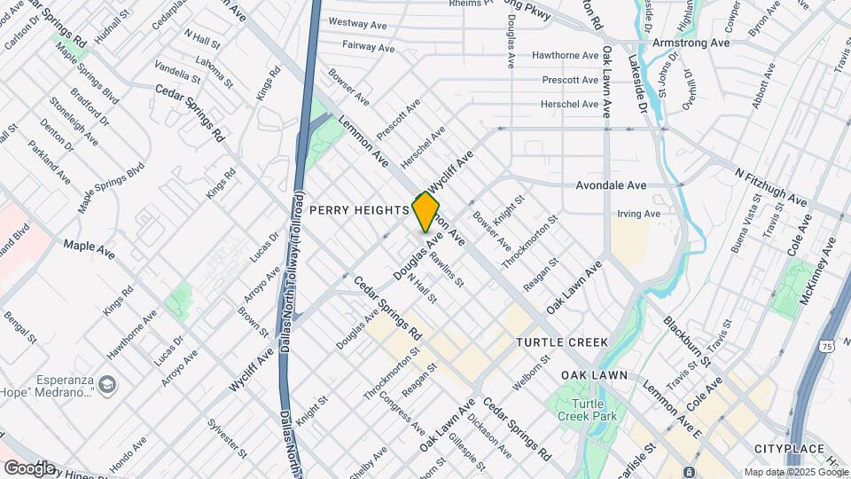 4214 Rawlins St Map and Location Details