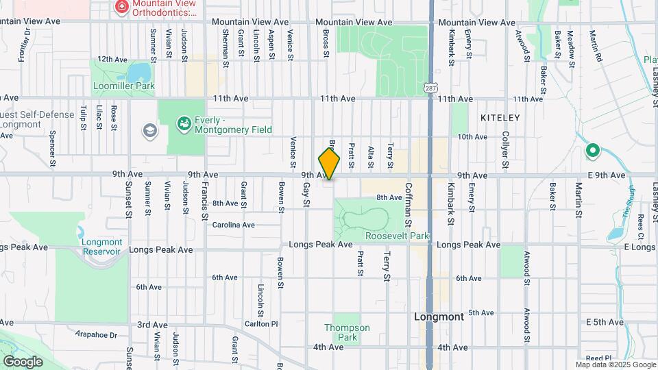 833 1/2 Bross Street Map and Location Details