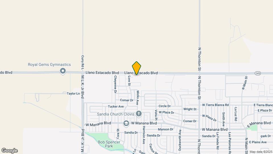 1513 W Llano Estacado Blvd Map and Location Details