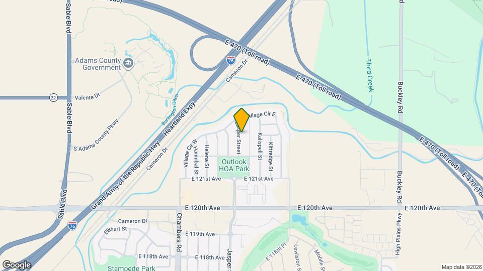 12292 Jasper Street Map and Location Details