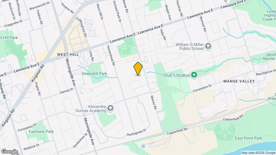 106 Deanscroft Square Map and Location Details