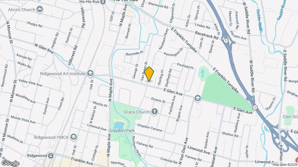 301 E Glen Ave Map and Location Details