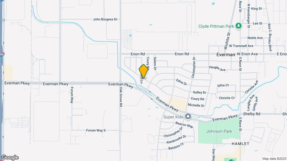 8613 Silverbell Ln Map and Location Details