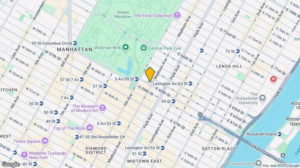 651 Madison Ave Map and Location Details