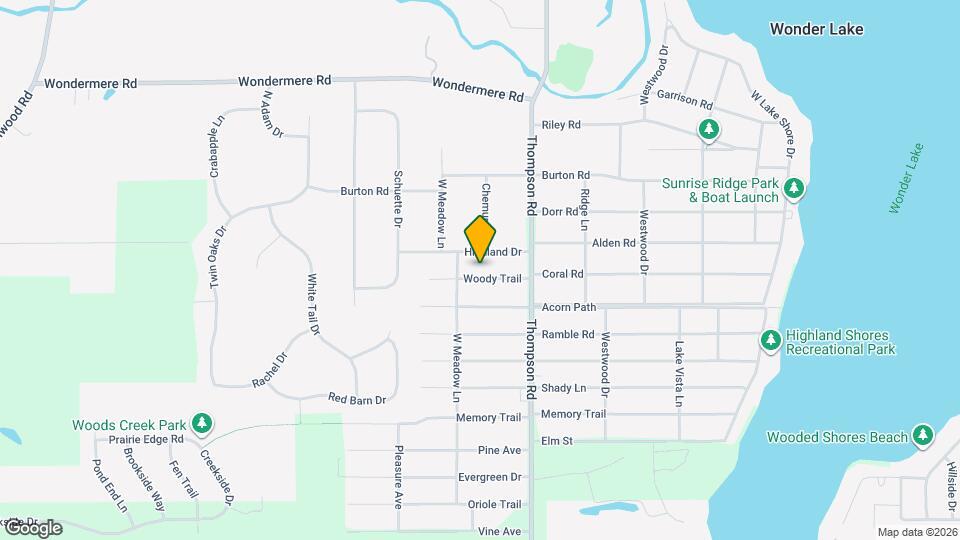 8920 Woody Trail Mapa y Detalles de la Ubicación
