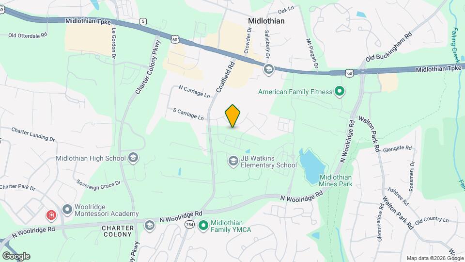 13836 Randolph Pond Ln Map and Location Details