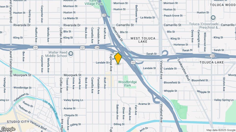 4444 Bakman Ave, Unit B Mapa y Detalles de la Ubicación