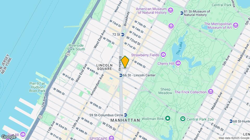 100 W 67th St Map and Location Details