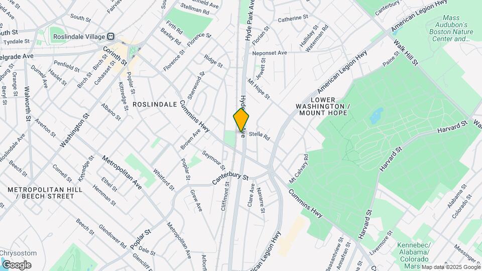 559 Hyde Park Ave Map and Location Details