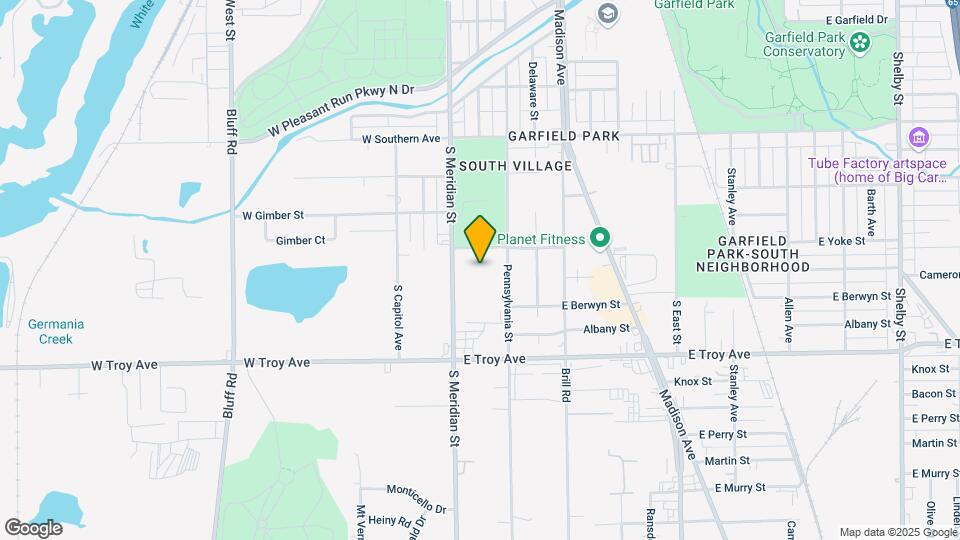 2859 S Meridian St Map and Location Details