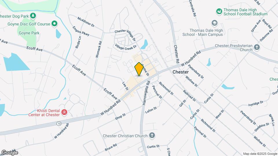 Chester Townhomes Map and Location Details
