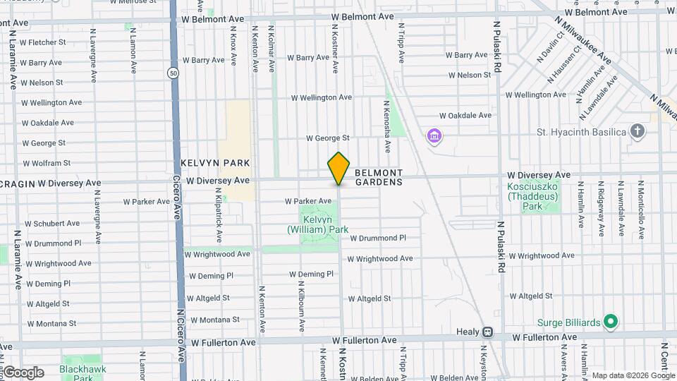 2749 N. Kostner Map and Location Details