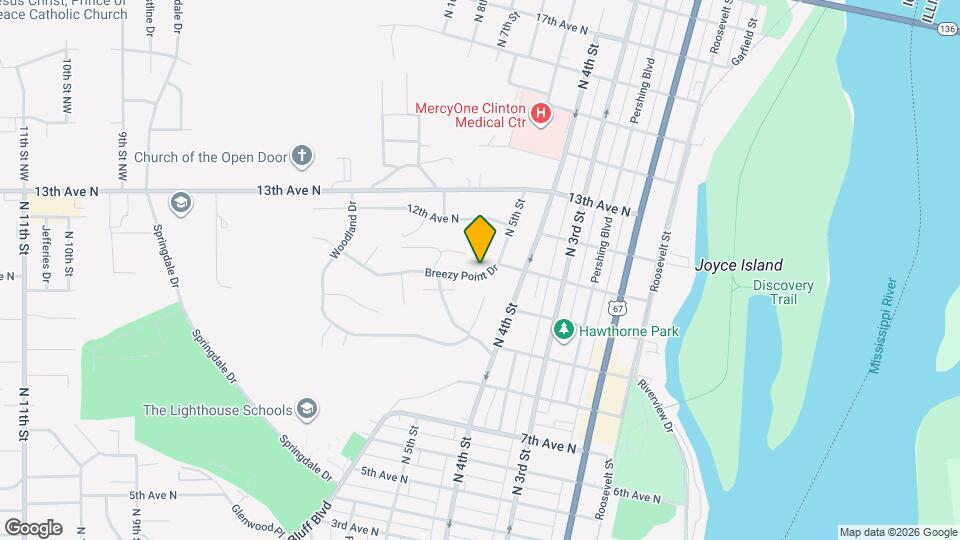 512 Breezy Point Dr Map and Location Details