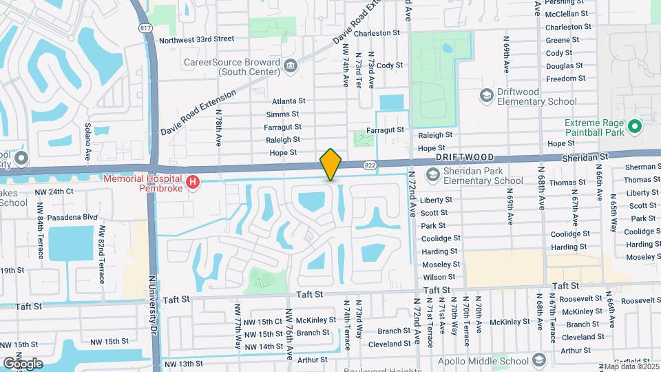 2921 N 74th Way Map and Location Details