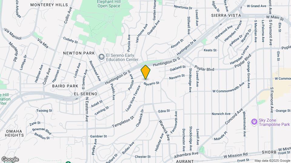 5151 Navarro St Map and Location Details