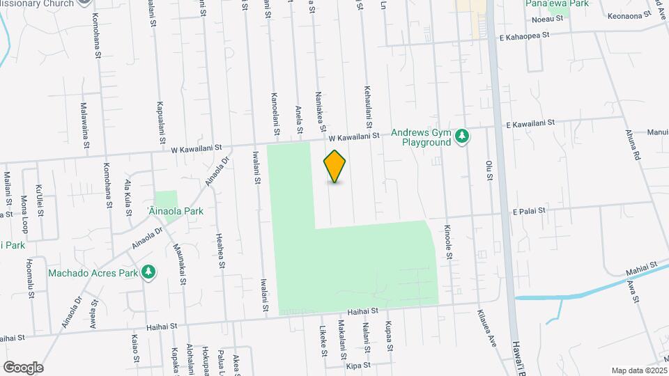 477 Naniakea St Map and Location Details