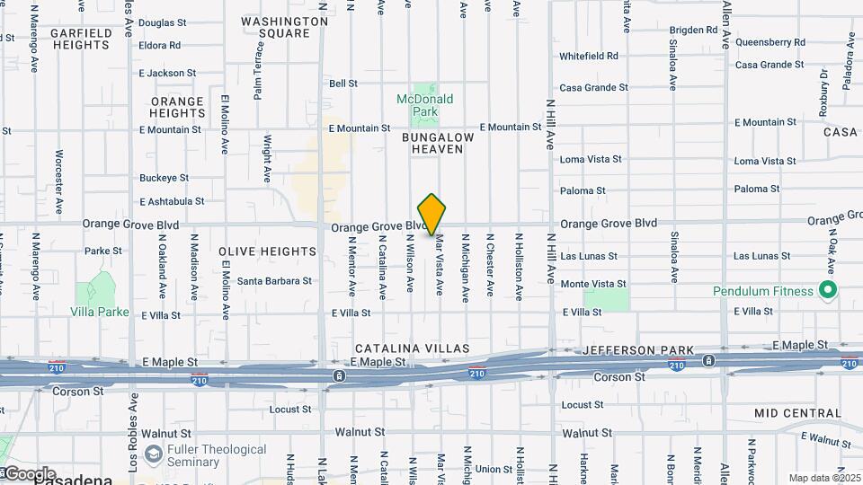 641 Mar Vista Ave Map and Location Details